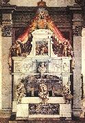 VASARI, Giorgio Monument to Michelangelo ar oil painting